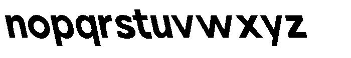 Nacht Grotesk Bold Condensed Reverse Font LOWERCASE