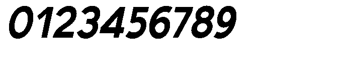 Nacht Grotesk Bold Condensed Slanted Font OTHER CHARS