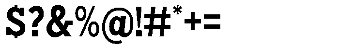 Nacht Grotesk Bold Condensed Font OTHER CHARS