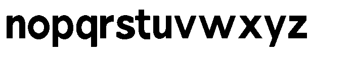 Nacht Grotesk Bold Condensed Font LOWERCASE