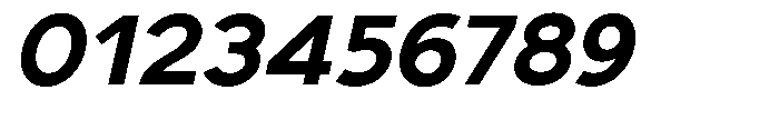 Nacht Grotesk Bold Expanded Slanted Font OTHER CHARS