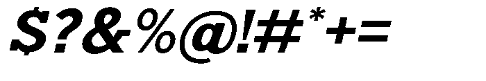 Nacht Grotesk Bold Expanded Slanted Font OTHER CHARS