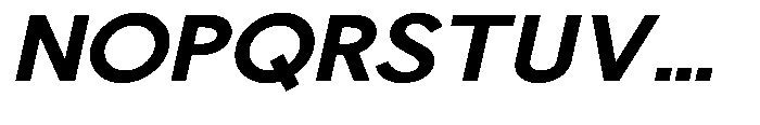 Nacht Grotesk Bold Expanded Slanted Font UPPERCASE