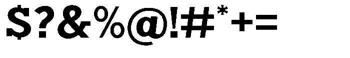 Nacht Grotesk Bold Expanded Font OTHER CHARS
