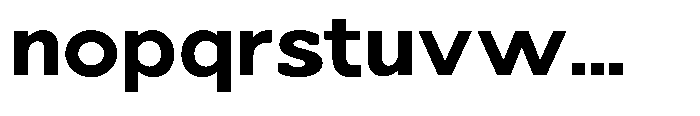 Nacht Grotesk Bold Expanded Font LOWERCASE