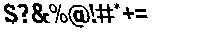 Nacht Grotesk Bold Semi Condensed Reverse Font OTHER CHARS