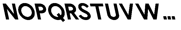 Nacht Grotesk Bold Semi Condensed Reverse Font UPPERCASE