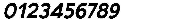 Nacht Grotesk Bold Semi Condensed Slanted Font OTHER CHARS