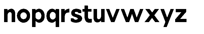 Nacht Grotesk Bold Semi Condensed Font LOWERCASE