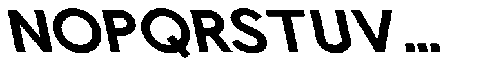 Nacht Grotesk Bold Semi Expanded Reverse Font UPPERCASE