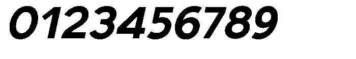 Nacht Grotesk Bold Semi Expanded Slanted Font OTHER CHARS