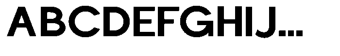 Nacht Grotesk Bold Semi Expanded Font UPPERCASE