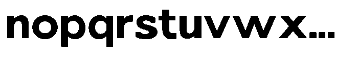 Nacht Grotesk Bold Semi Expanded Font LOWERCASE