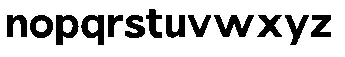Nacht Grotesk Bold Font LOWERCASE
