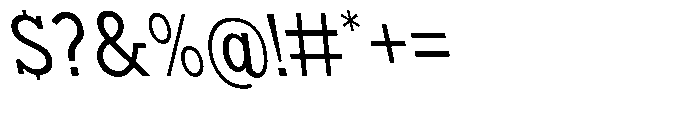 Nacht Grotesk Condensed Reverse Font OTHER CHARS