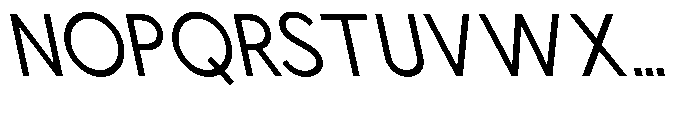 Nacht Grotesk Condensed Reverse Font UPPERCASE