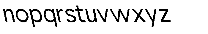 Nacht Grotesk Condensed Reverse Font LOWERCASE
