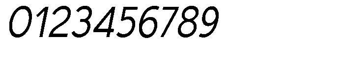 Nacht Grotesk Condensed Slanted Font OTHER CHARS