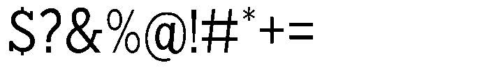 Nacht Grotesk Condensed Font OTHER CHARS