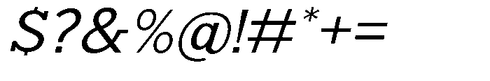 Nacht Grotesk Expanded Slanted Font OTHER CHARS