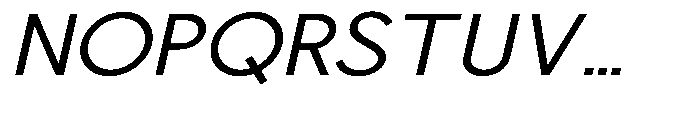 Nacht Grotesk Expanded Slanted Font UPPERCASE
