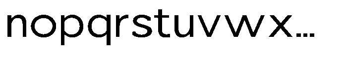 Nacht Grotesk Expanded Font LOWERCASE