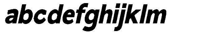 Nacht Grotesk Extra Bold Condensed Slanted FONT