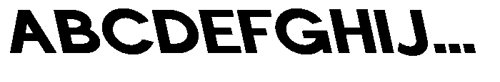 Nacht Grotesk Extra Bold Expanded Reverse Font UPPERCASE