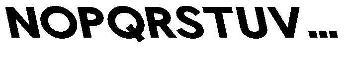 Nacht Grotesk Extra Bold Expanded Reverse Font UPPERCASE