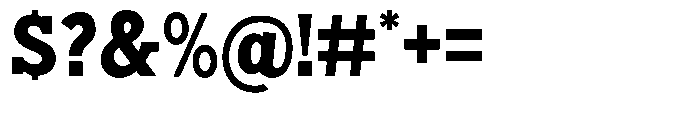 Nacht Grotesk Extra Bold Semi Condensed Font OTHER CHARS