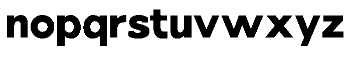Nacht Grotesk Extra Bold Font LOWERCASE