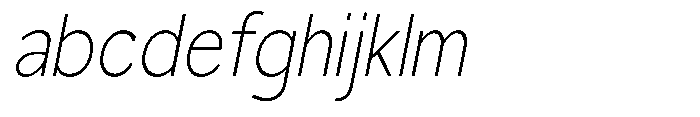 Nacht Grotesk Extra Light Condensed Slanted FONT