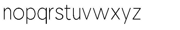 Nacht Grotesk Extra Light Condensed Font LOWERCASE