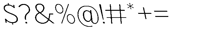 Nacht Grotesk Extra Light Expanded Reverse Font OTHER CHARS