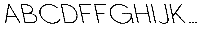 Nacht Grotesk Extra Light Expanded Reverse Font UPPERCASE
