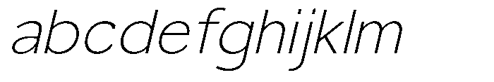 Nacht Grotesk Extra Light Expanded Slanted FONT