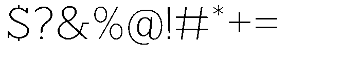 Nacht Grotesk Extra Light Expanded Font OTHER CHARS
