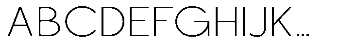 Nacht Grotesk Extra Light Expanded Font UPPERCASE