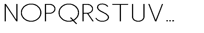 Nacht Grotesk Extra Light Expanded Font UPPERCASE