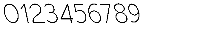 Nacht Grotesk Extra Light Reverse Font OTHER CHARS