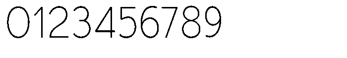 Nacht Grotesk Extra Light Semi Condensed Font OTHER CHARS