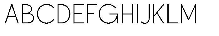 Nacht Grotesk Extra Light Semi Condensed Font UPPERCASE