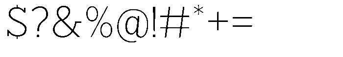 Nacht Grotesk Extra Light Semi Expanded Font OTHER CHARS