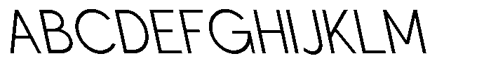 Nacht Grotesk Light Condensed Reverse Font UPPERCASE