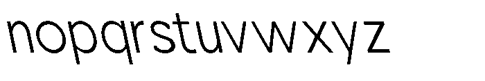 Nacht Grotesk Light Condensed Reverse Font LOWERCASE