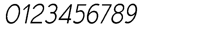 Nacht Grotesk Light Condensed Slanted Font OTHER CHARS