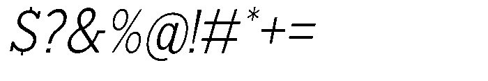 Nacht Grotesk Light Condensed Slanted Font OTHER CHARS
