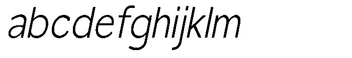 Nacht Grotesk Light Condensed Slanted FONT