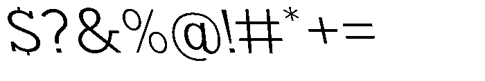 Nacht Grotesk Light Expanded Reverse Font OTHER CHARS