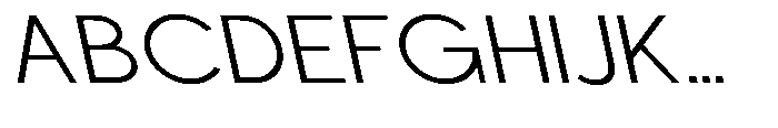 Nacht Grotesk Light Expanded Reverse Font UPPERCASE